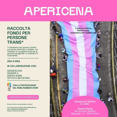 Apericena - Raccolta fondi per persone trans*